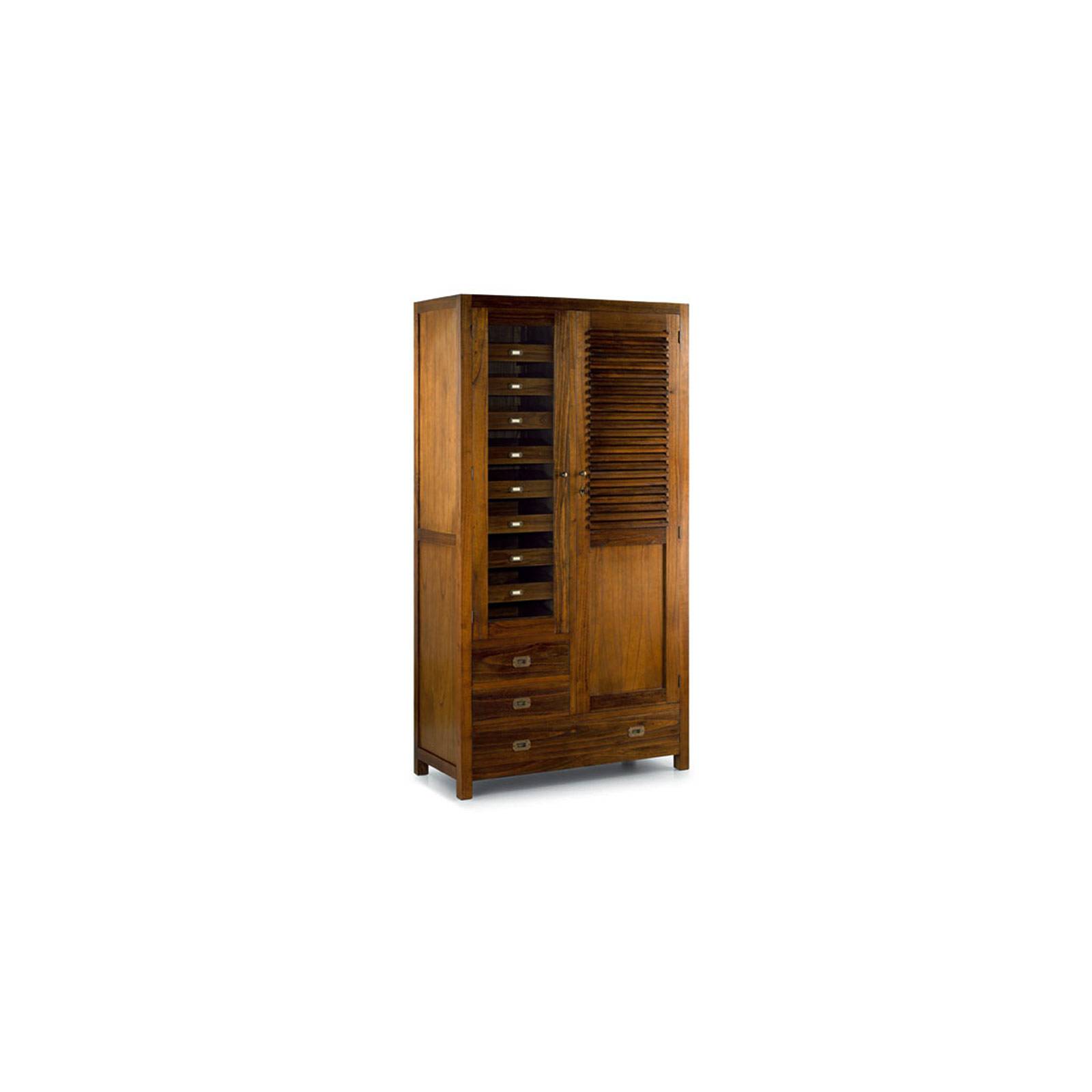 Armoire En Bois Exotique Tali Chambre Esprit Colonial