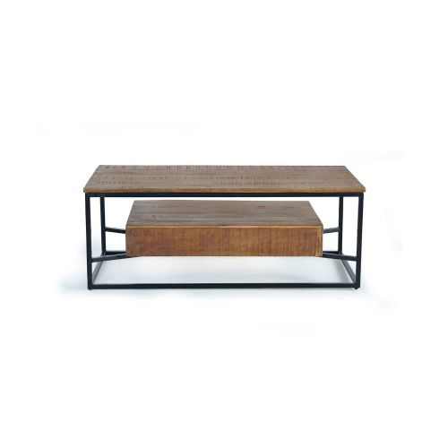 Table basse manguier et metal | Mix & Match