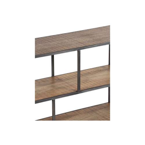 Etagere basse bois metal | Manguier Stockholm