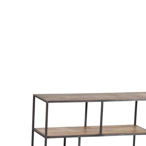 Etagere basse bois metal | Manguier Stockholm