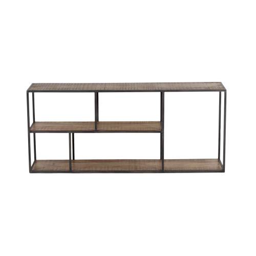 Etagere basse bois metal | Manguier Stockholm