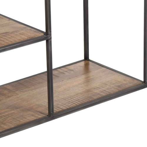 Etagere basse bois metal | Manguier Stockholm