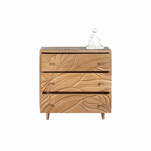 Commode sculptée 3 tiroirs | Manguier Floria