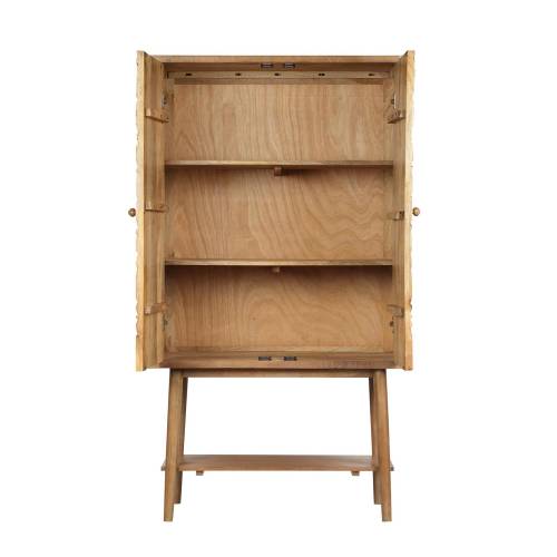 Buffet haut sculpté 2 portes | Manguier Floria