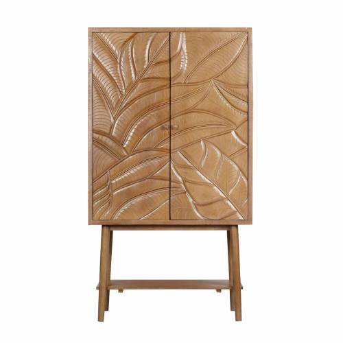 Buffet haut sculpté 2 portes | Manguier Floria